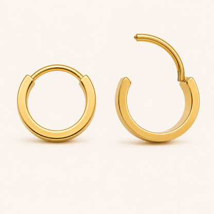 Bold Edge Hoops