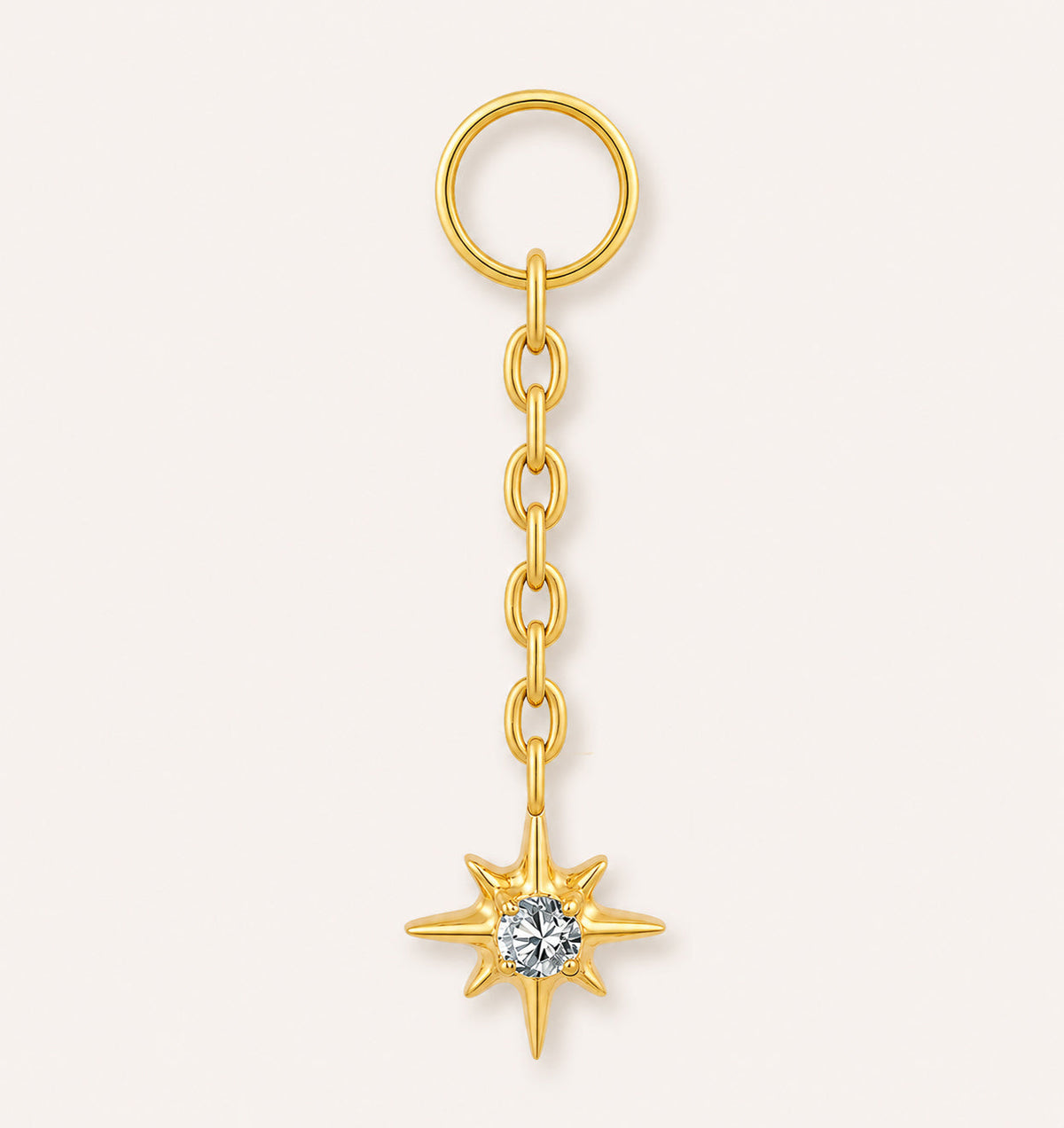 Starlight Charm in Gold, Setbestandteil: zwei identische Anhänger